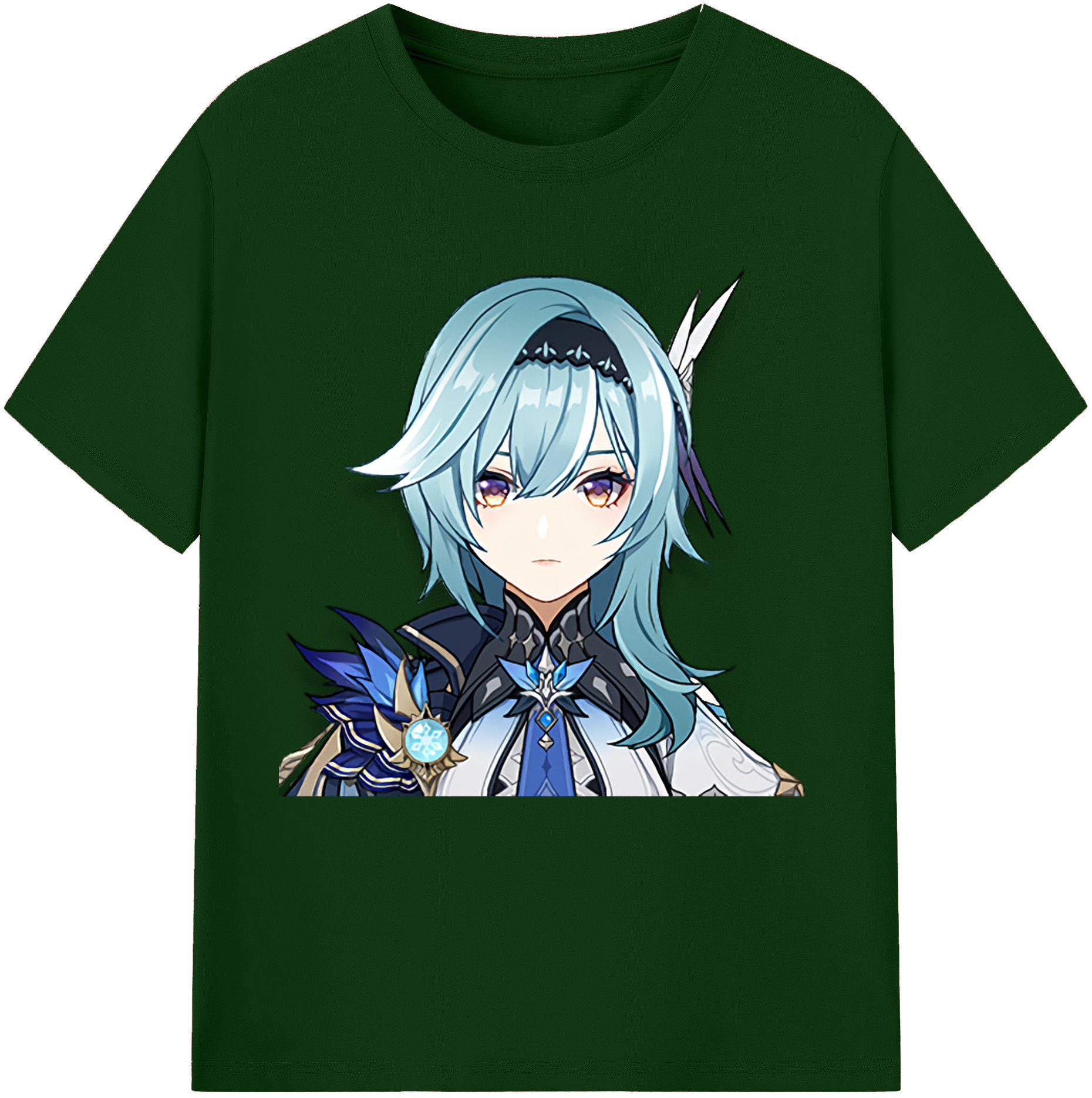 げんし神 优菈 ゆうら genshin Yūra 綿100％半袖Tシャツ（フロントプリント）
